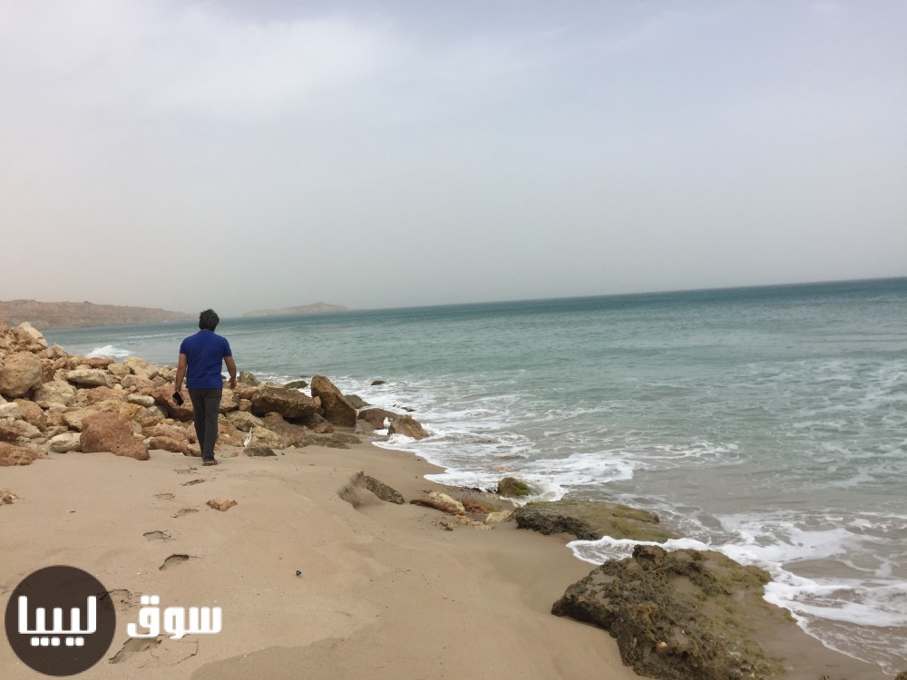 أرض مساحة 3300 مم الغنيمه البسيس الخمس على البحر مباشره - الصورة 3 من 10